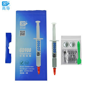 4 PCS Net 4 Grams Gray GD900 4.8W/<span class=keywords><strong>M</strong></span>-K Thermal Conductive Grease Paste Silicone Plaster Heat Sink Compound untuk Pendingin CPU Sheet - Product Image 2