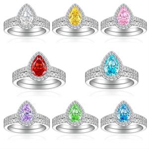 Bague Cœur en Argent Sterling 925 avec Zirconium pour Femme – Vente Flash – Bague <span class=keywords><strong>de</strong></span> Mariage et <span class=keywords><strong>de</strong></span> Fiançailles - Product Image 2