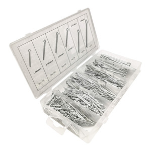 555pcs Bạc Pin Key cotter <span class=keywords><strong>pins</strong></span> Assortment Kit với trường hợp lưu trữ công nghiệp lớn cho các ứng dụng chân chia - Product Image 4