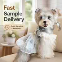 Robe de luxe en tulle pour chien, motif bourgeons de rose, élégante tenue en dentelle pour animaux de compagnie, adorable tenue de princesse pour chiot, vêtements de fête et de mariage pour petits chiens