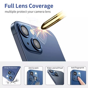 Hot Sale Wholesale <b>Camera</b> <b>Lens</b> <b>Protector</b> for iphone 14 15 16 Pro Max Plus 3d Mobile <b>Camera</b> <b>Lens</b> Tempered Screen <b>Protector</b> - Product Image 3