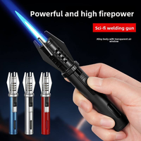 Briquet torche à jet rechargeable coupe-vent pour cigares, barbecue, camping, soudage, pistolet de pulvérisation portatif haute puissance, coupe-vent, best-seller