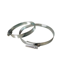 Personnalisable 201/304 acier inoxydable vis sans fin 9/12mm bande passante Type allemand colliers de serrage Support OEM