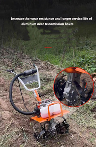 Nông nghiệp đa chức năng Xăng cầm tay đất canh tác nới lỏng loại bỏ rỉ sét máy quay tiller micro-tiller - Product Image 6