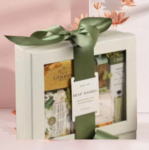 Elegante Caja de Regalo Redonda con Ventana Circular Transparente, Laminación Brillante y Asa de Papel Especial - Product Image 4