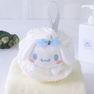 Toddler cơ thể lưới pouf trẻ em tắm loofahs đáng yêu động vật cơ thể Scrubber dễ thương Con Chó Fox tắm miếng bọt biển phim hoạt hình tắm cơ thể Scrubber bóng - Product Image 4