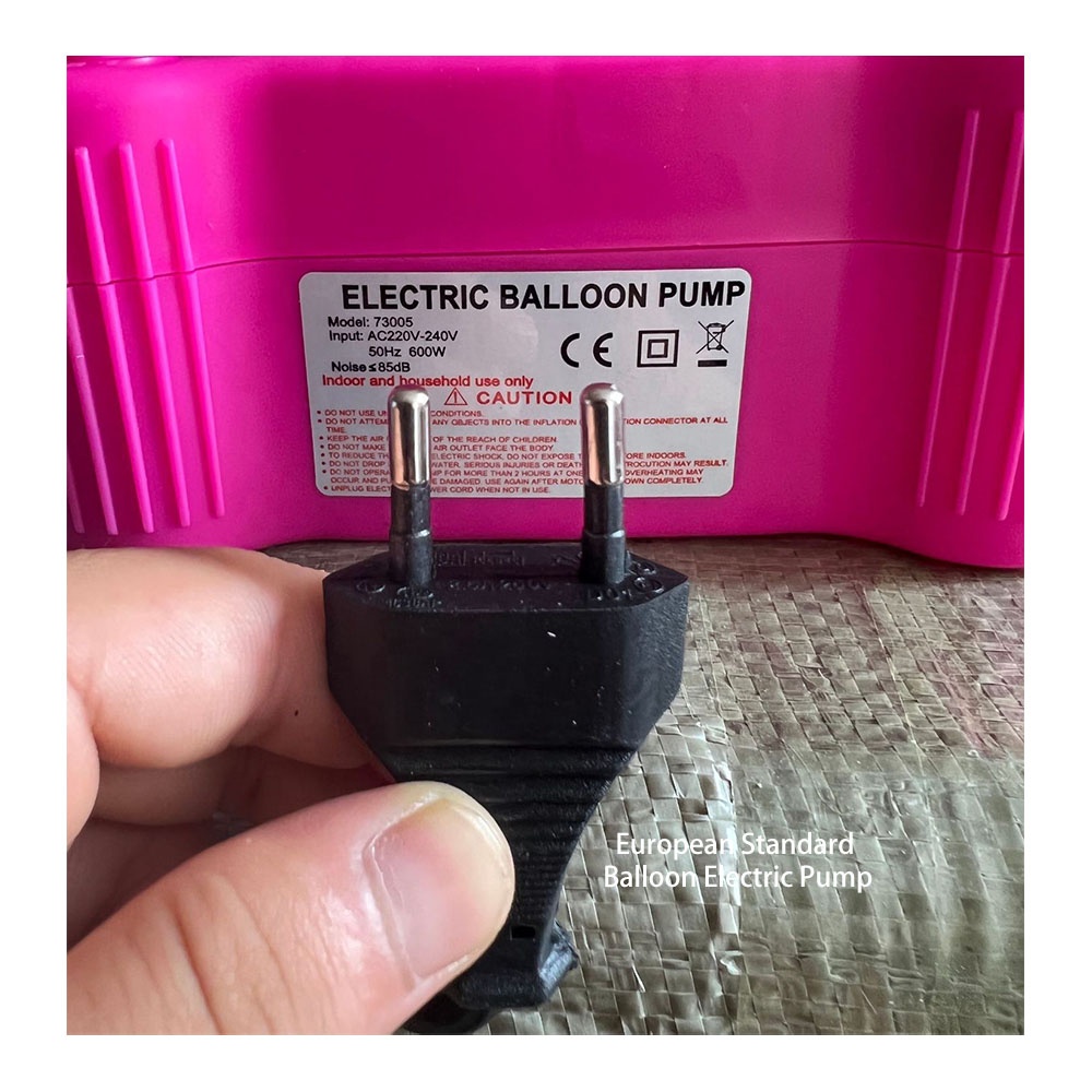 European standard balloon electric pump