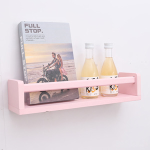 <b>Wall</b> <b>Mounted</b> Wooden <b>Shelf</b> Rectangle 1 Tier Multipurpose Storage For Living Room Or Childrens Room - Product Image 1