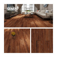 Sentai SPC de textura de madera de roble 100% puro PVC proveedor de fábrica comercial prensado SPC pisos
