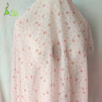 Tissu en Chiffon Jacquard à Pois Léger, Tissu Imprimé Floral Élégant pour Robes Femme, Décoration Intérieure et Accessoires