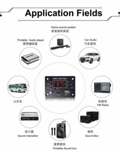 MSF デジタルオーディオプレーヤーモジュール DC-DC 工業用USB MP3レコーダーボード FM SDカードプレーヤー - Product Image 6