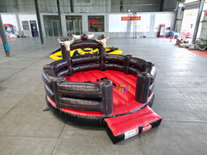 Tapis de jeux gonflable mécanique en PVC léger de qualité commerciale à prix abordable, pour jeux de rodéo et de taureau mécanique, pour enfants et adultes - Product Image 6
