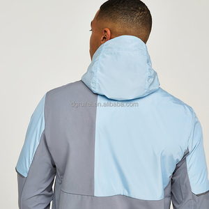 Tùy Chỉnh 3M Phản Quang Biểu Tượng Thoáng Khí 4 Cách Căng Đầy Đủ Zip Trùm Mũ Trùm Mũ Trùm Màu Khối Chạy Áo Gió Áo Khoác Không Thấm Nước Người Đàn Ông - Product Image 5