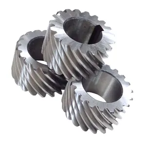 HXMT Cnc Lathe Machining Forged Steel Coal Mill Double Helical Gear Custom Pinion Spur Bevel Gear