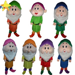 Funtoys Costumes de mascotte en peluche des sept nains pour adultes - Product Image 1