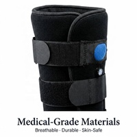 Botte de rééducation orthopédique pour fractures, avec soutien jambe-cheville-pied, orthèse de marche