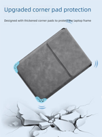 Housse de protection portable et durable pour ordinateur portable 13-16 pouces, étanche, avec support et coins renforcés – Modèle 2025 amélioré