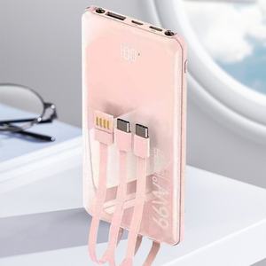 Banco de Energía Portátil Profesional de 20000mah/10000mah con Cable, Fuente de Alimentación Móvil para Exteriores, Regalo Promocional - Product Image 5