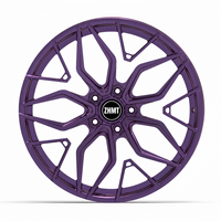 Jantes de hypercar forgées sur mesure, neuves, 17-22 pouces, multi-rayons, peintes en violet métallisé, pour Pagani Huayra 5x112 5x130 20mm/25mm