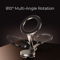 Support de téléphone rotatif à 360 degrés de bonne qualité, utilisation à domicile, sur le bureau, en voiture, en alliage d'aluminium, support magnétique pour téléphone portable pour iPhone