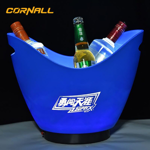 Thùng Đá LED Dung Tích Lớn 5L Làm Mát Rượu Led Không Thấm Nước Với Màu Sắc Thay Đổi Retro Rượu Sâm Banh Rượu Bia Đá - Product Image 6