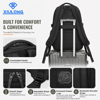Sac à dos léger, imperméable, grande capacité, multi-poches, pour homme, collège, travail, voyage, quotidien, décontracté, directement de l'usine