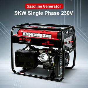 Générateur à essence monocylindre à cadre ouvert de 9 kW refroidi par air pour activités de plein air, réservoir de carburant de 34 L, moteur à essence 192FE - Product Image 2