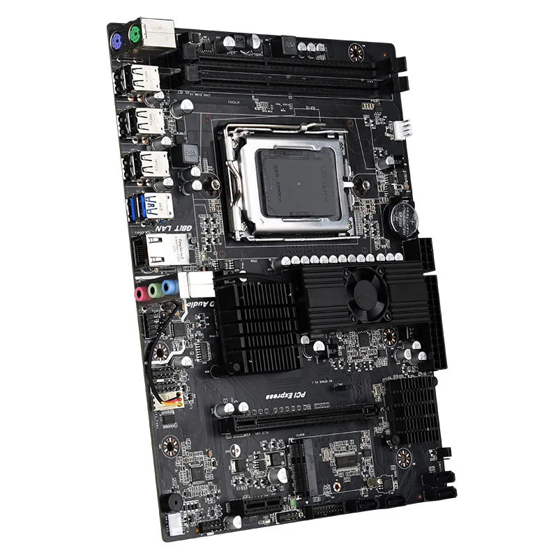 X89 gaming motherboard AMD OPTERON 16/12/8-Core processor Socket G34 motherboard supports DDR3, GTX 1070, mSATA With CPU cooler