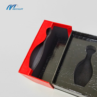 Boîte à vin à double ouverture avec étiquette privée OEM, surface en cuir gaufré, insert en mousse personnalisé, boîte cadeau rigide pour l'emballage du vin