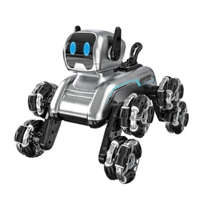 Perro Mecánico de Ocho Ruedas, Robot Inteligente con Sensor de Movimiento, Juguete para Niños, Control Remoto, Set de Regalo, Metal - Product Image 1