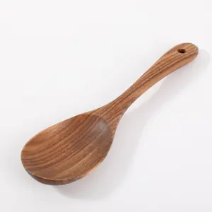 High Quality Eco-Friendly Reusable Wooden Vegetable Shovel Household Wood Kitchen Spatulas