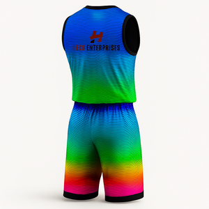 Ensemble d'uniformes de basket-ball de qualité supérieure Maillot et short réversibles Conception de logo personnalisé pour les vêtements de l'équipe de club - Product Image 4