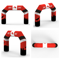Arco Inflable Ecológico Personalizado CATC para Eventos Deportivos con Logotipo Personalizado