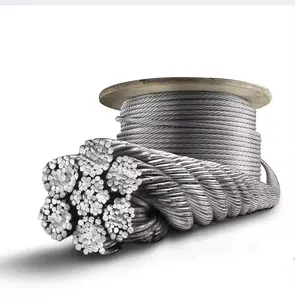 Refuerzo de cuerda de alambre de acero al carbono de alambre pretensado de acero fino brillante a la cuerda de acero de alta calidad de carbono