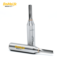 BoMeiJK TCT 3 Flute Straight Cutter Carbide Router Bit untuk MDF, Kayu Keras, Particleboard, Pengerjaan Kayu - OEM/ODM Dapat Disesuaikan