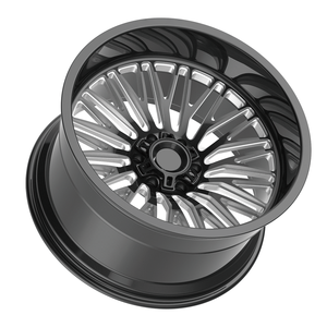 ล้อรถบรรทุกอะลูมิเนียมฟอร์จ CNC ยี่ห้อ Speedmega ขนาด 26 นิ้ว 8x180 ลายซี่ลวดแยกสีสว่าง สำหรับรถ GMC 2500 Sierra ปี 2024 - Product Image 1