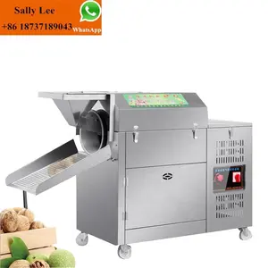 Ceviz susam ayçiçeği tohumları için ticari fıstık kavurma makinesi kızartma makinesi