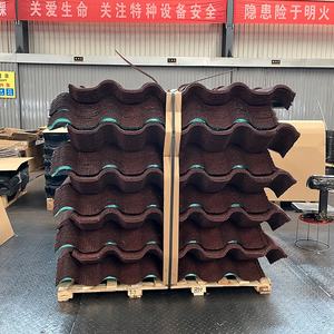 Tejas de Acero con Recubrimiento de Piedra de Colores para Construcción Internacional, Tejas Cerámicas Arcoíris - Product Image 4