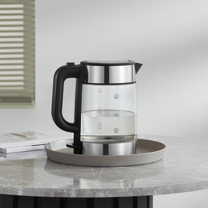 XM Electric Glass <strong>Kettle</strong> 1.7L One-touch Lid Opening Removable Filter EU <strong>Plug</strong> 2200W Fast Boiling <strong>Kettle</strong> - Product Image 1