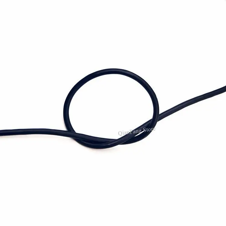 Customized 10-28AWG Black Color Single Core UL1185 300V Shielded Wire Guitar Pickup Cable Electric Wire