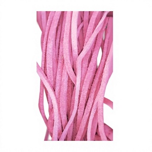 Pink Color Durable <b>Leather</b> Cord For Making Jewelry Cheap Price 100% Original <b>Leather</b> Cord Custom Color Available - Product Image 1