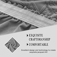 Nouvelle Housse de Canapé Jacquard Extensible avec Jupe, pour Canapé Sectionnel 3+2+1 Places et Housse de Fauteuil – Plusieurs Tailles Disponibles