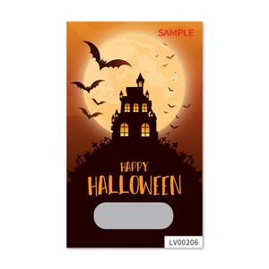 Carte à gratter personnalisée à prix avantageux pour Halloween, impression sérigraphique, jeu de tirage au sort gagnant pour promotions événementielles - Product Image 2