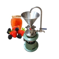 Moulin colloïdal sûr et efficace pour la fabrication de beurre de cacahuète frais, de mayonnaise et de pâte de noisettes pour supermarchés et fermes