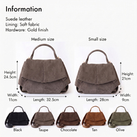Sac à main en daim LZ Factory pour femmes, sac à bandoulière en cuir véritable avec logo personnalisé, sac élégant pour femmes avec logo, sac bandoulière