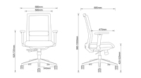 Prix de gros d'usine chaise de bureau en maille avec dossier en plastique chaise en maille pour le bureau chaise d'ordinateur pour le personnel