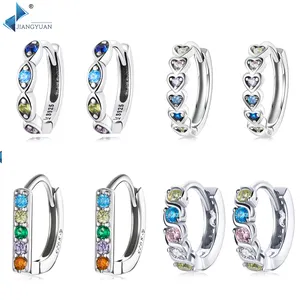 Самые продаваемые серьги Jiangyuan 2021, CC ainbow, серьги из серебра 925 пробы с цирконом, белые гипоаллергенные для свадьбы
