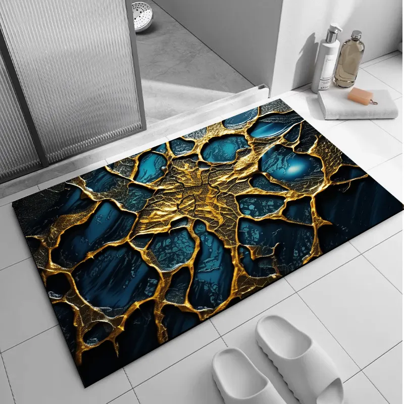 (Chakme) Venta al por mayor Alfombra de baño de barro de diatomeas Antideslizante Magic Matt Modern Luxury Diatomite Stone Alfombra de baño alfombra de bano