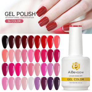 AiBevoow, gran oferta, 15ML, 36 colores, rojo, rosa, arte de uñas, pintura, Gel UV, no tóxico, esmalte de uñas de Gel de larga duración para salón - Product Image 1