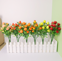 Bouquet de fleurs de fruits artificiels Plantes décoratives pour la décoration de Noël et du Nouvel An